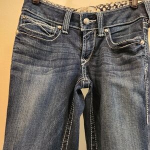 Ariat Women's Boot Cut Jeans in Deep Blue